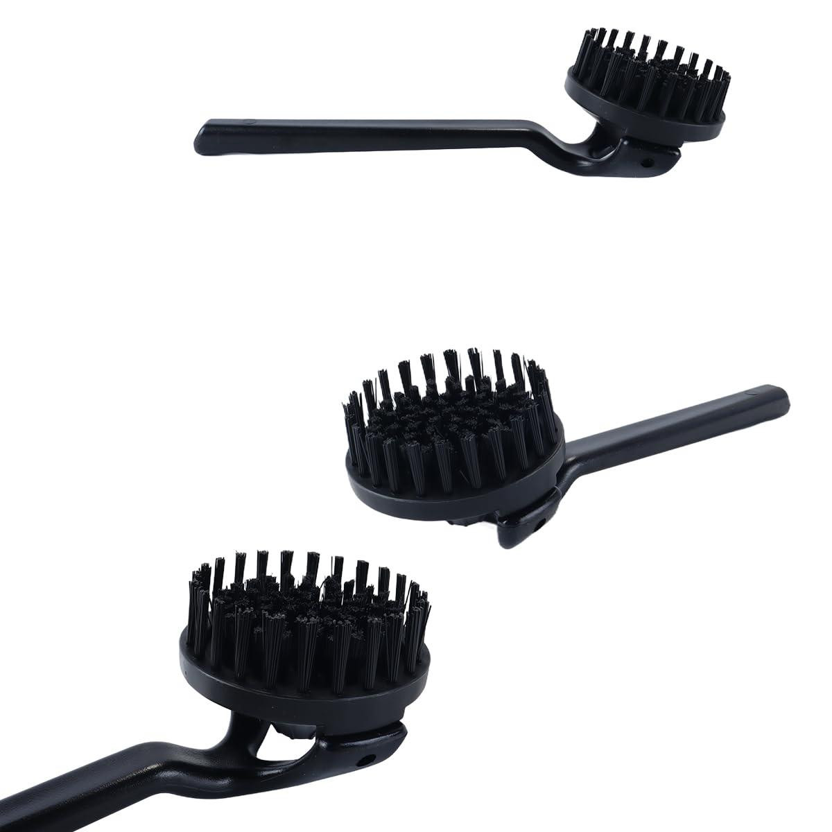 Dripio Reinigingsborstel voor koffiemachines, 58 mm, zwart, 22 cm