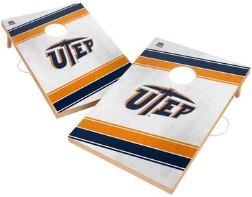 Skip's Garage Texas El Paso Miners UTEP Regulation 2x4 Cornhole Set