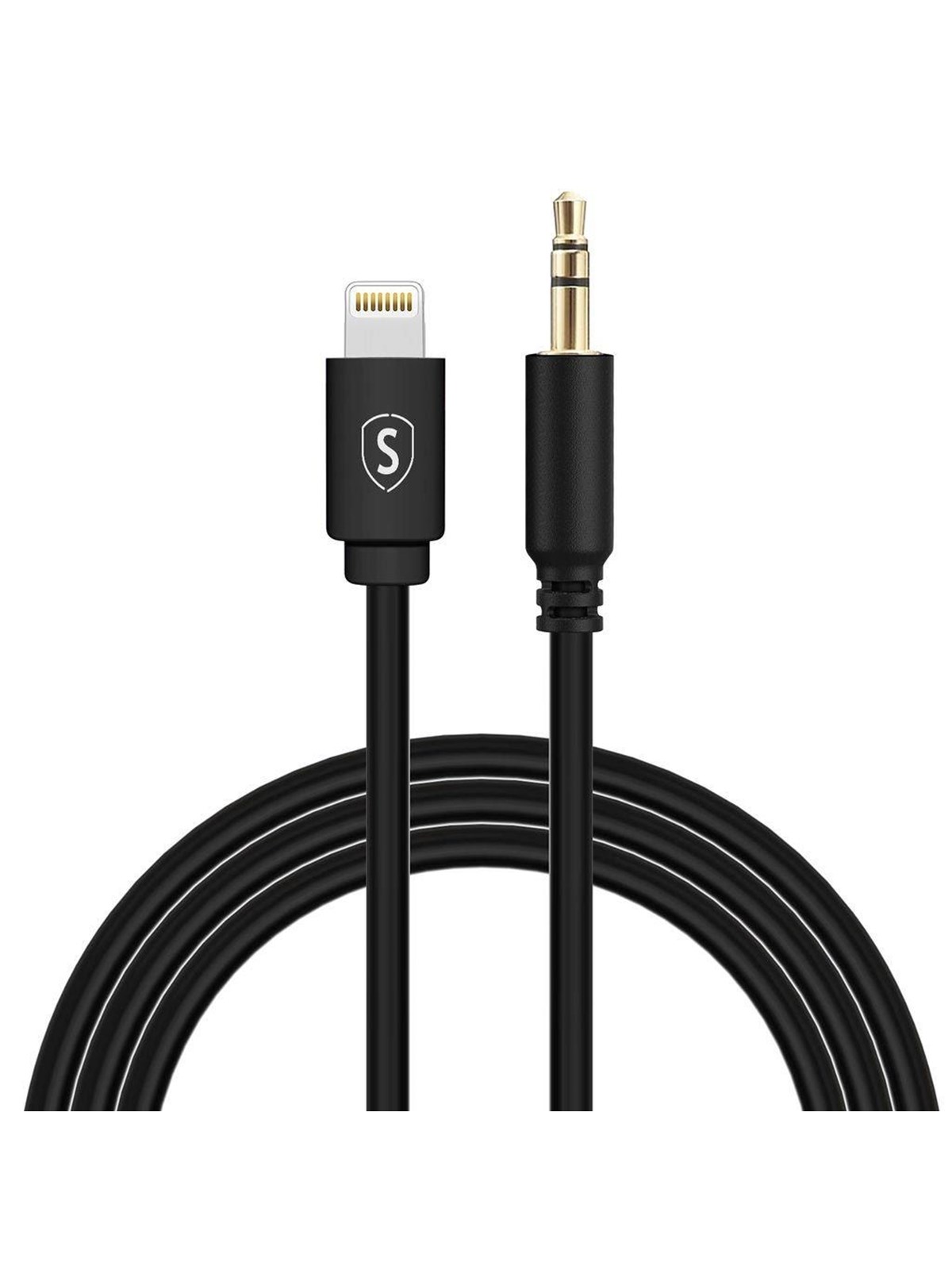 SiGN Lightning to Aux 3.5mm Audio Cable - 1m - Black