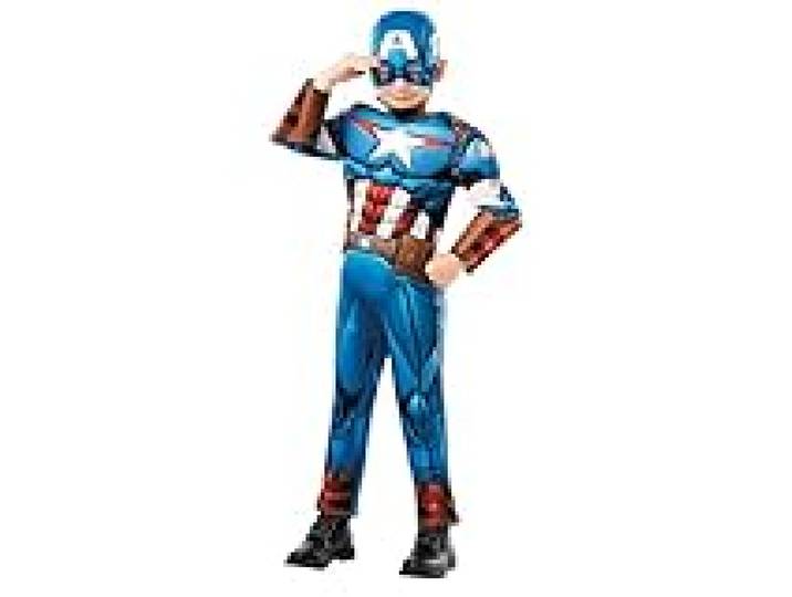 RUBIE'S Déguisement Luxe Captain America 7-8 ans