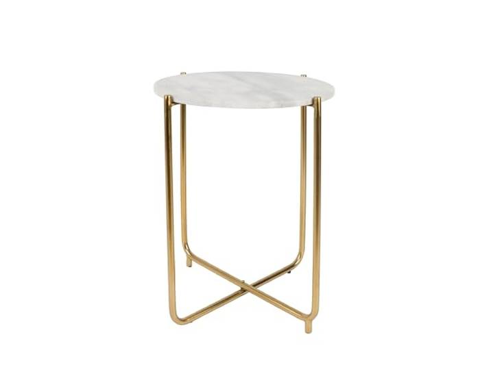 Felis Lifestyle Side Table Timpa Marble, marmor, weiß, 44.5 x 44.5 x 54 cm