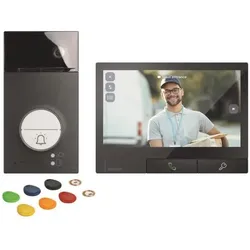 Bticino, Klingel + Türsprechanlage, Videoset Türstation + Classe 300X (Kabelgebunden, WLAN)
