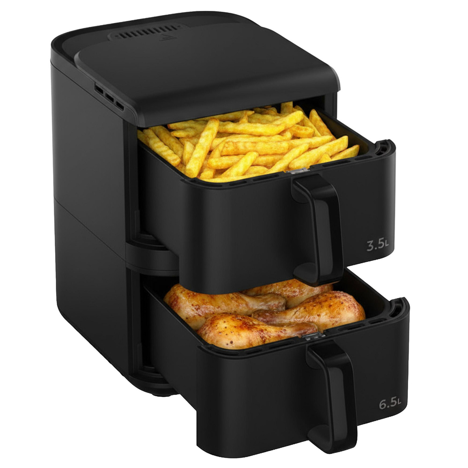 Heinner HAF-C10DBS25BK heteluchtfriteuse 10 liter dubbel