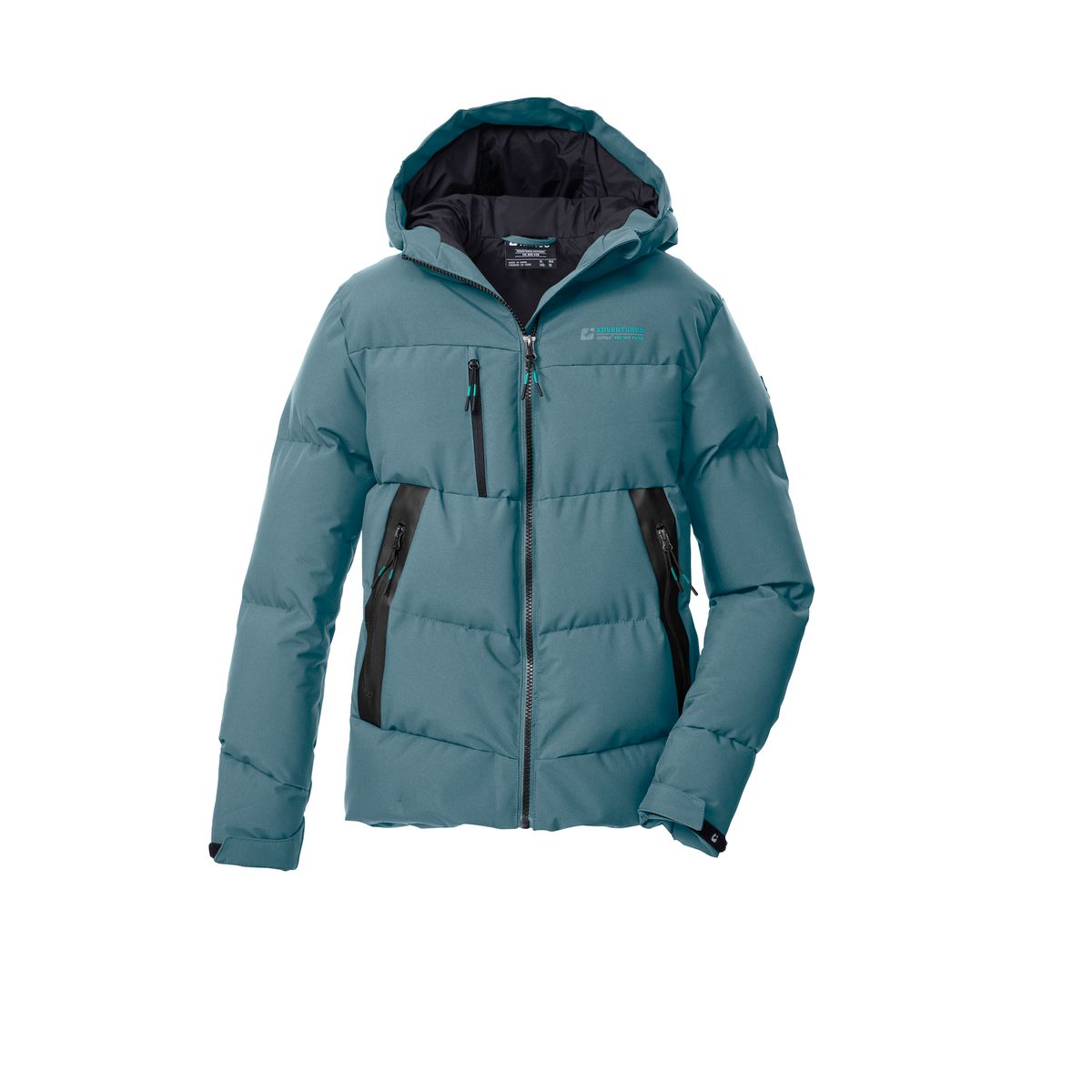 killtec KOW 239 Boys Quilted Jacket blaugrün (00729) 152 43690-000-00729-152