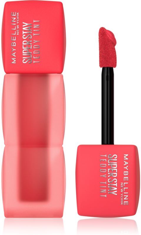 MAYBELLINE NEW YORK SuperStay Teddy Tint ultra matt long-lasting lipstick shade 35 July Forever 5 ml