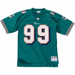 Mitchell & Ness, Herren, Sportshirt, NFL Legacy Jersey Miami Dolphins 2006 Jason Taylor (M), Grün, M