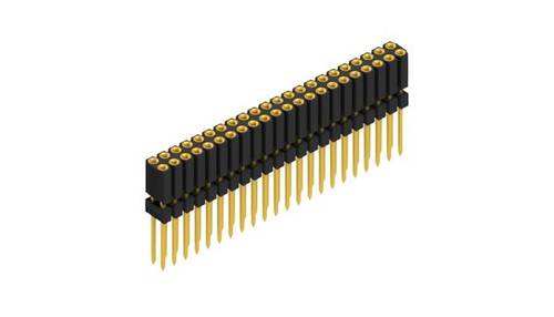Fischer Elektronik Buchsenleiste (Präzision) Anzahl Reihen: 2 10026310 10St.