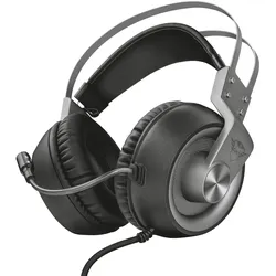 Trust GXT 430 (Kabelgebunden), Gaming Headset, Silber, Schwarz