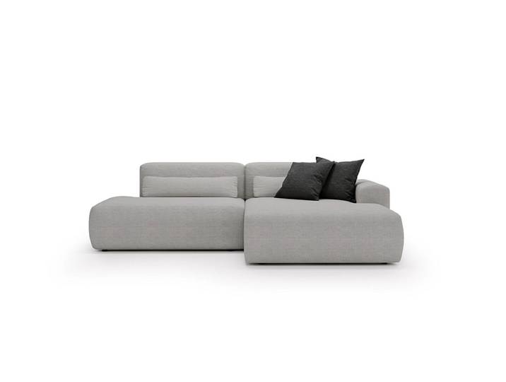 Ecksofa REVE Stoff grau