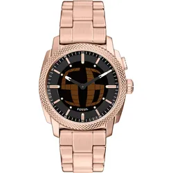 Fossil LCD Machine Big Tic FS6158 - Negative Display,rosegoldfarben - 41mm