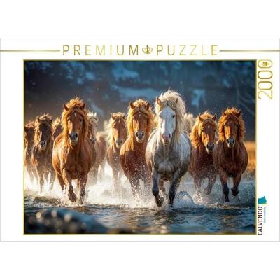 CALVENDO Puzzle Mähnen fliegen im Sommerwind | 2000 Teile Lege-Größe 90x67cm Foto-Puzzle für glückliche Stunden, Sonstige von , Calvendo Puzzle