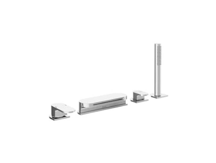 Ravak - Waterfall Robinet de Bain avec Set de Douche chromé Style Cascade (CR025.00) - CR025.00