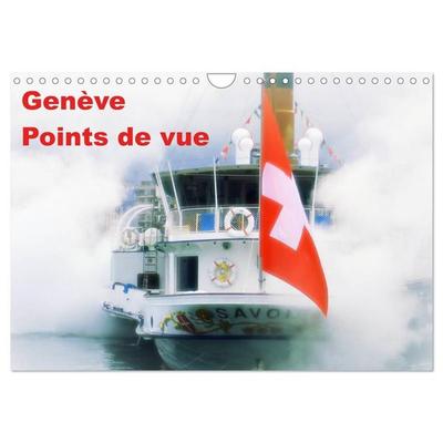 Genève Points de vue (Calendrier mural 2027 DIN A4 vertical), CALVENDO calendrier mensuel