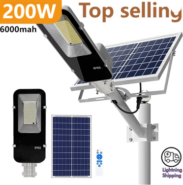 Inspire Essentials PowerBeam 200W Solar Street Light For Garage And Garden 380led 6000mah