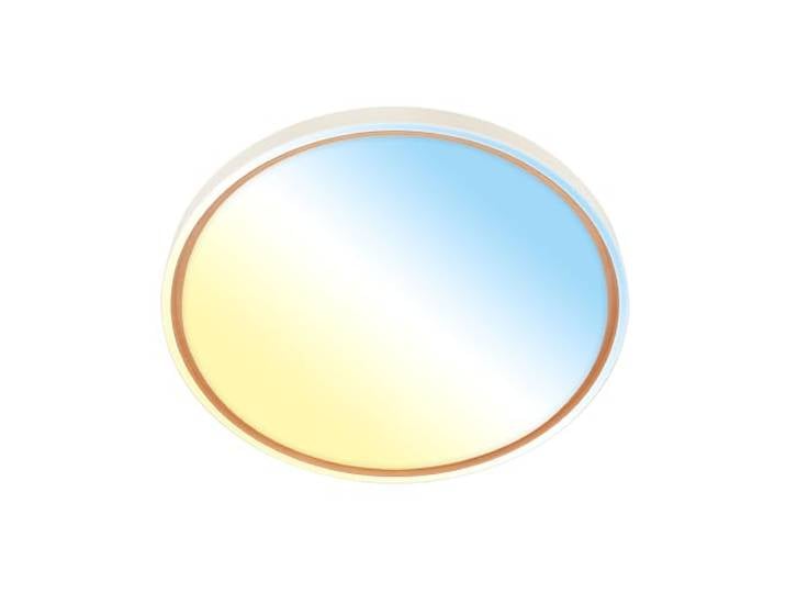 Briloner - Plafonnier LED avec télécommande\, intensité lumineuse variable\, CCT blanc chaud à froid\, lustre salon\, chambre\, luminaire plafonnier\, cuisine\, 49x6\,5 cm\, coffee