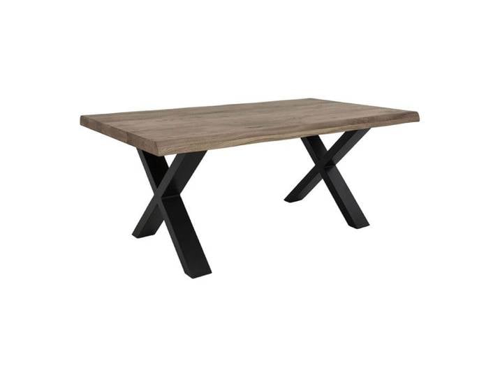 CIOTAT - Table Basse Plateau Chêne Vieilli et Pieds Acier