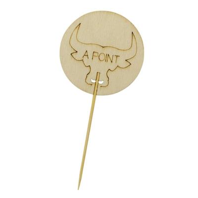 MONOUSO - Zahnstocher Marker Auf Den Punk "A Point" 9 cm (60 Stück)