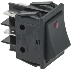 MC020 Schalter 2-Polig Schwarz 16A 250V