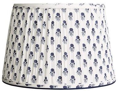 "Limited Edition Anais Pleated Lamp Shade - Indigo, 10 1/2""H X 16"" Diameter w/13"" Top Diameter - Ballard Designs"