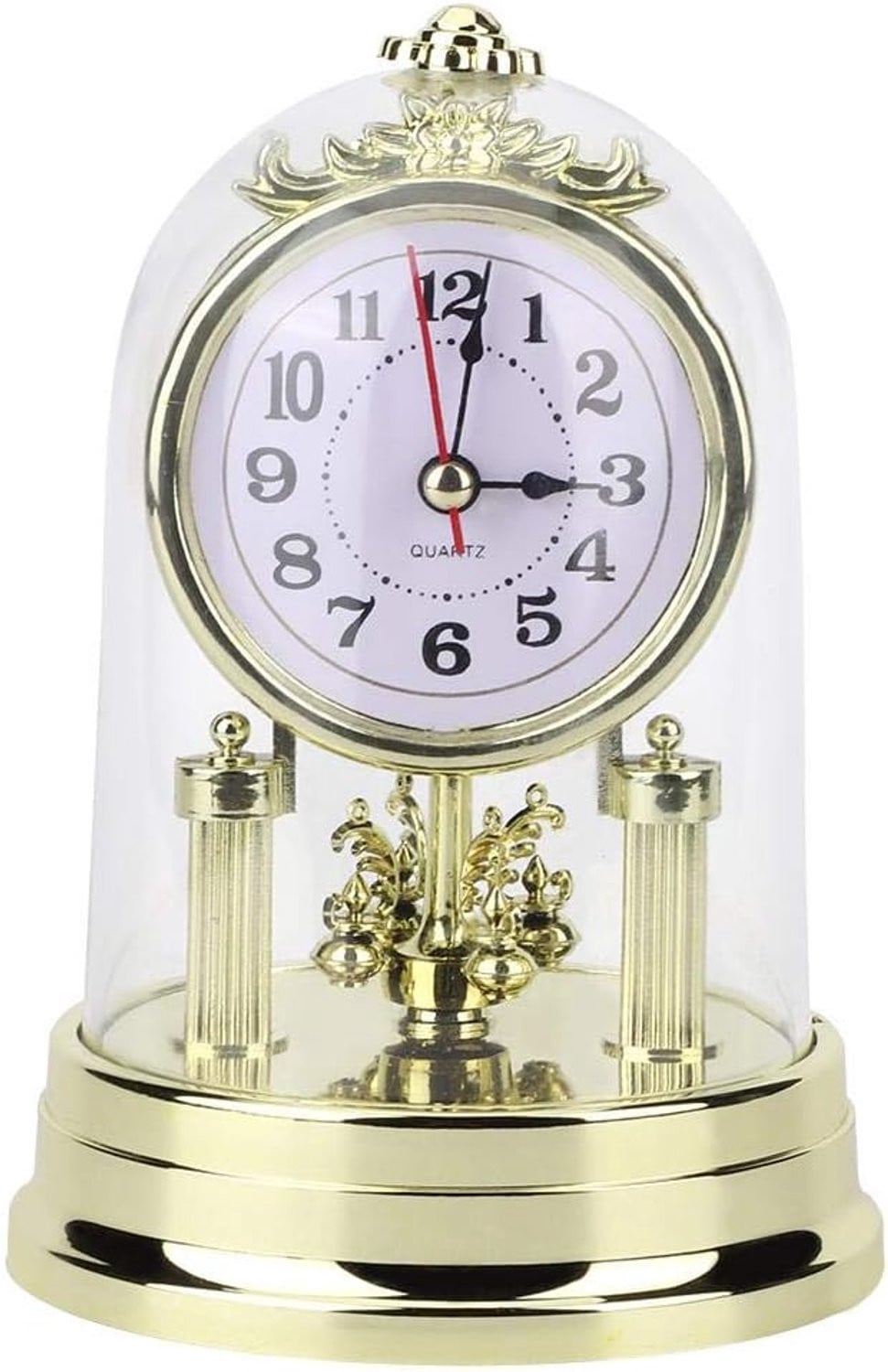 Luxento Tafelklok Retro Stijl - Antiek Goud