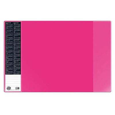 Veloflex Schreibunterlage VELOCOLOR, mit seitlichen Taschen, 40 x 60 cm, pink
