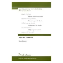 Sprache als Musik, Fachbücher von Hans Emons