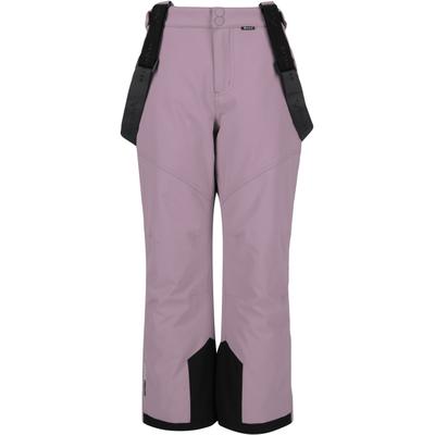 Skihose WHISTLER "Drizzle", Jungen, Gr. 128, EURO-Größen, rosa (flieder), 100% Polyester, unifarben, lang, Hosen Skihose, mit Hosenträgern und wasserfester Eigenschaft