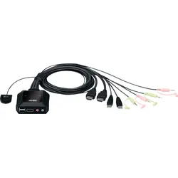 ATEN CS22H - 2-Port KVM Switch, HDMI, Audio