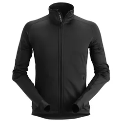 Snickers Polartec® Power Stretch® 2.0 Stretch-Fleece Arbeitsjacke mit durchgehendem Reißverschluss 9 schwarz