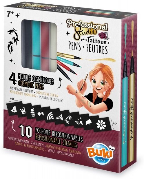 Buki France Professional Studio : Feutres Tattoos Doré - Buki