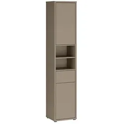FORTE Hochschrank Alice Srings Dekor Grau Taupe