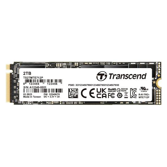 Transcend 1 TB Interne M.2 SSD 2280 TS1TMTE712P-VS1 (1000 GB, M.2 2280) (TS1TMTE712P-VS1)