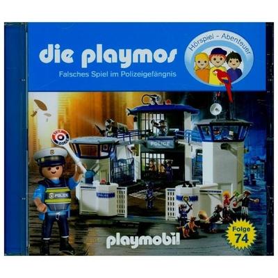 Die Playmos - Das Original Playmobil Hörspiel, Folge 74: Falsches Spiel im Polizeigefängnis - , CD, 4260229664346