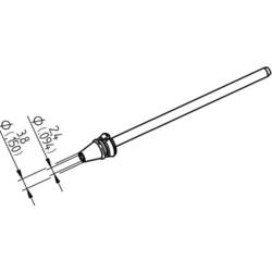 Ersa 0742ED2438H/SB Entlötspitze Konisch Spitzen-Größe 3.8 mm Spitzen-Länge 79.25 mm Inhalt 1 St.
