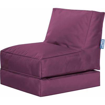 Sitzsack SITTING POINT "Twist Scuba", lila (aubergine), B:70cm H:80cm T:180cm, Polyester, Sitzsäcke, Sitzsack