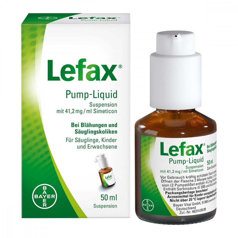 Bayer Vital GmbH Lefax Pump-Liquid Suspension 02563842