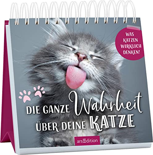 Die ganze Wahrheit über deine Katze: Was Katzen wirklich denken! Humorvolles Aufstellbuch für Katzenfans - Preis vom 09.10.2026 07:28:09 h