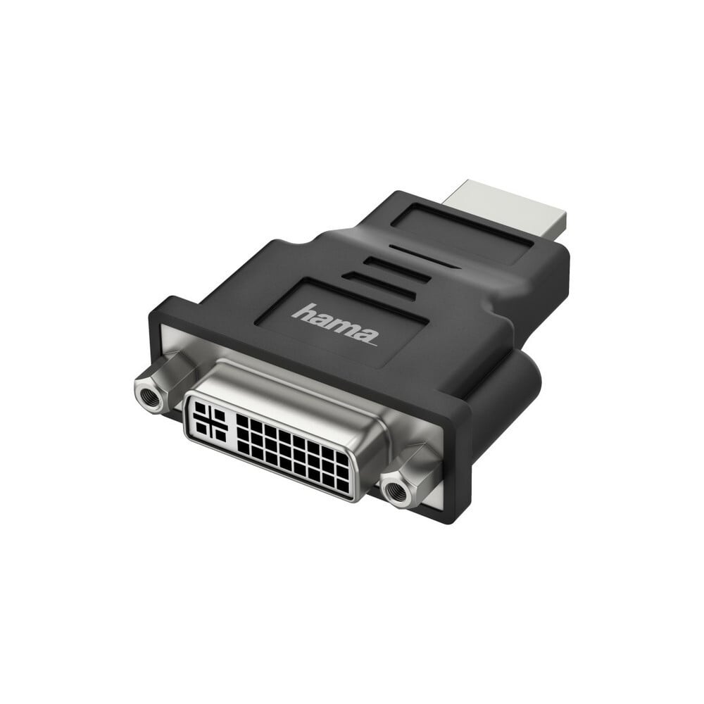 Hama HDMI Type A naar DVI-I kabel, Zwart