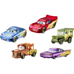 Disney und Pixar Cars Rennen zum 20. Jubiläum von Radiator Springs 5er-Pack Die-Cast-Fahrzeuge