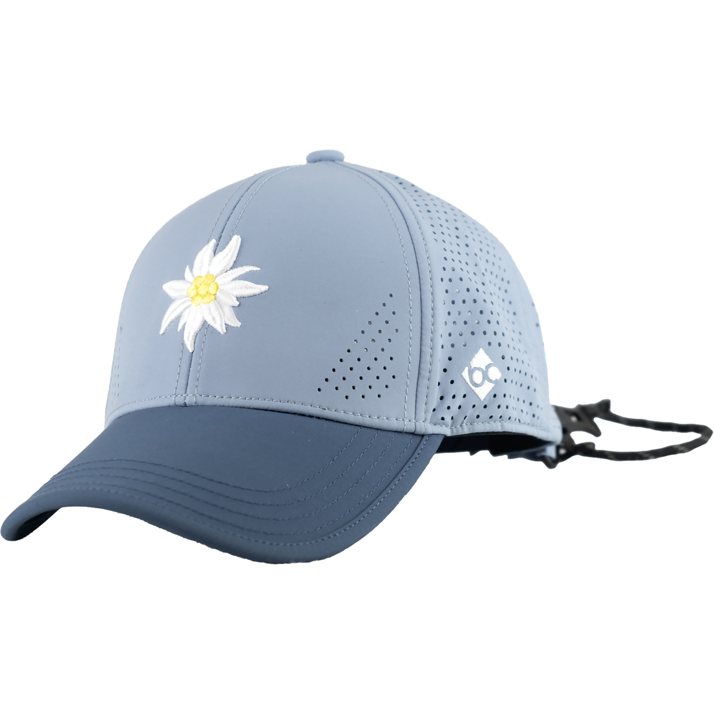 Bavarian Caps Edelweiß Outdoor V2 Curved Cap Basecaps blau Lifestyle