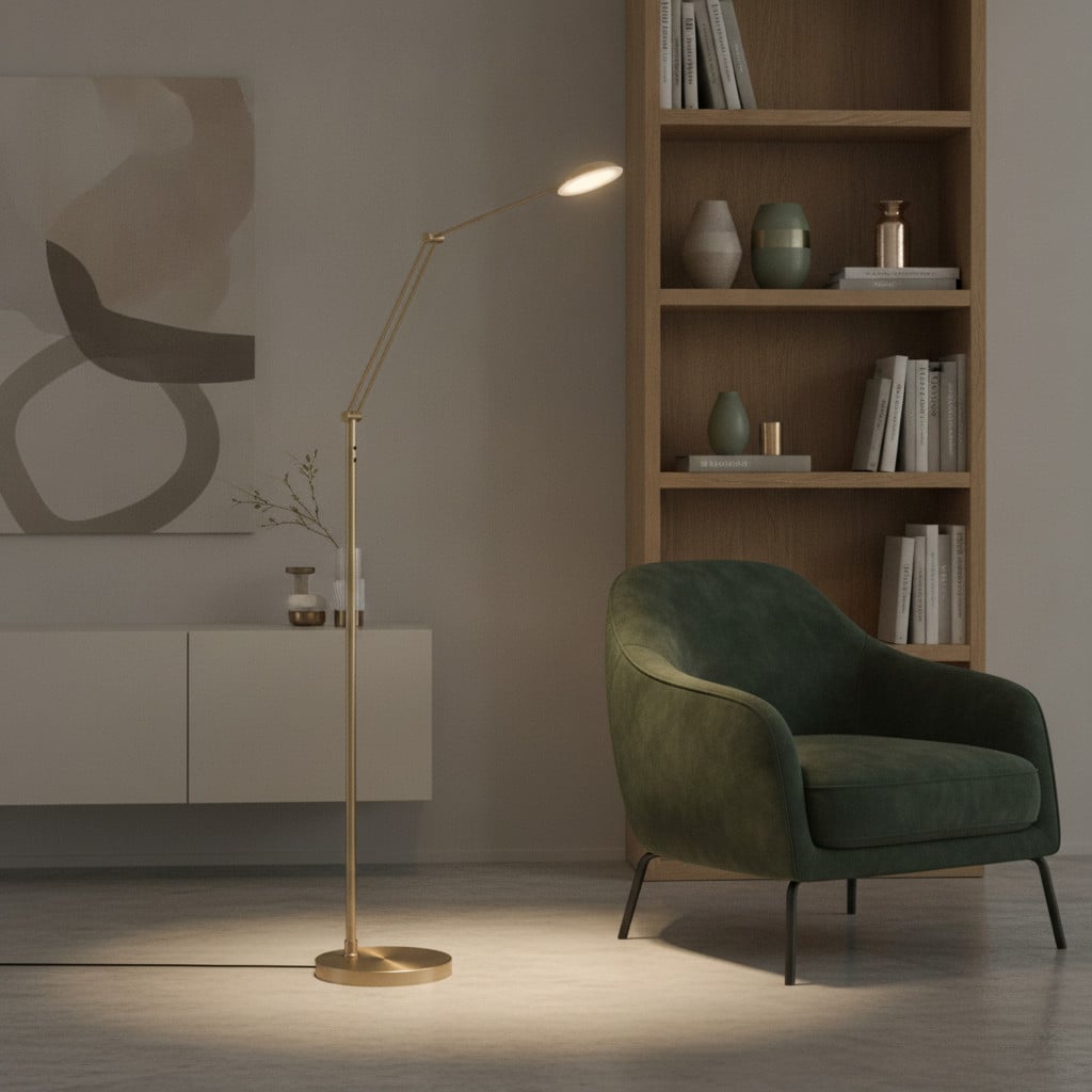 Artdelight Palermo Klassieke Vloerlamp - Brons
