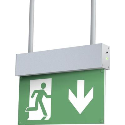 LED-Notleuchte L-LUX Standard, Pendelmontage, Betriebsdauer 3 Stunden
