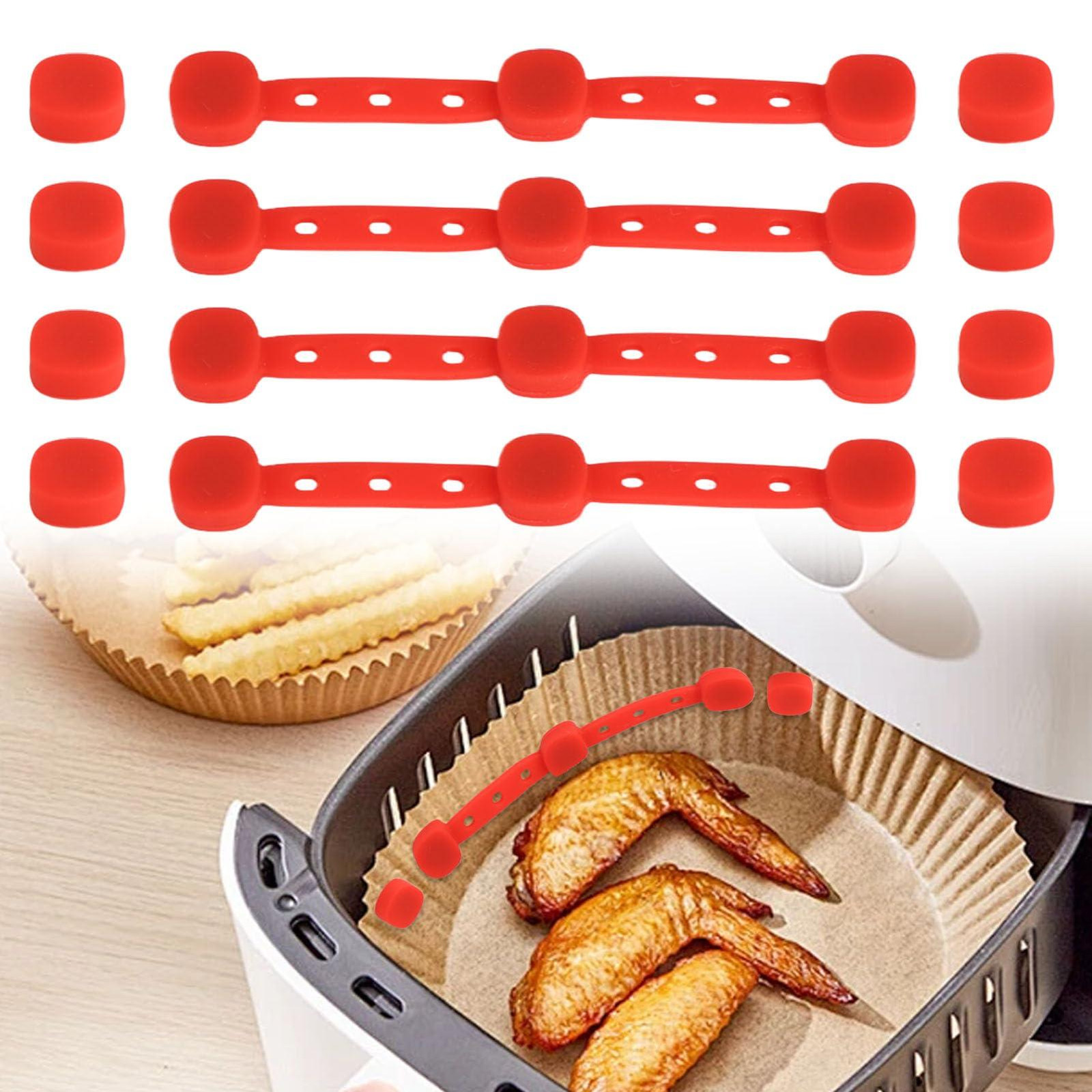 Dripio Set van 4 magnetische siliconenhaakjes voor heteluchtfriteuse, hittebestendig