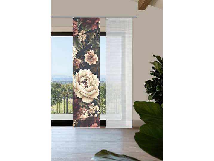 Schiebevorhang Lazlo 60 x 260 x 1cm Multicolor 2er Set