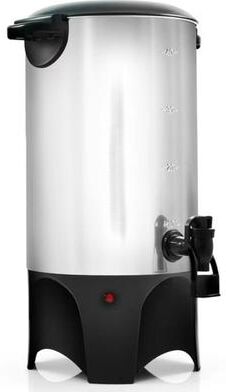 Elite Cuisine CCM141 40-Cup Stainless Steel Coffee Maker Urn & Hot Water Dispenser