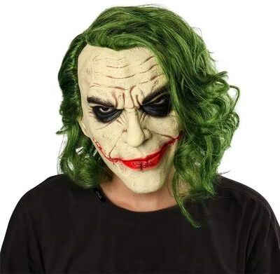 Uplifted Goods The Dark Knight Joker Cosplay Mask white