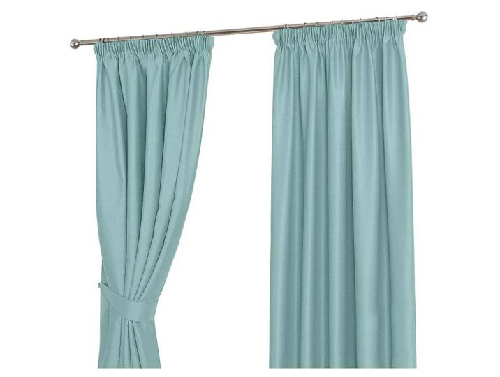VERDUNKELUNGSVORHÄNGE Fischgrät mit Thermo-Funktion, Kräuselband 117/228 cm
