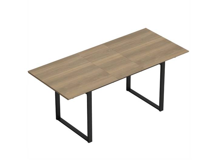 AUSZIEHBARER Esstisch MDF Braun