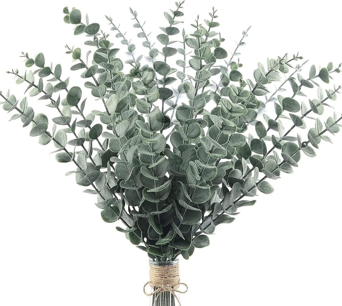 24 stuks Kunstmatige Eucalyptus Takken voor Decoratie en Bruiloften