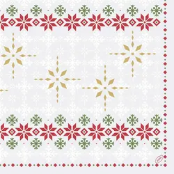 DUNI Klassik Serviette 40x40cm 1/4F. Tradition